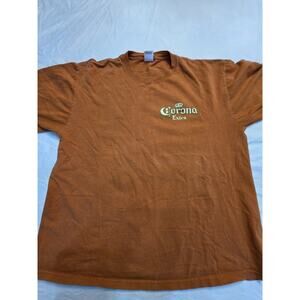 Vintage Corona Delta Pro Weight Men's Size Xl Orange Short Sleeve T-Shirt